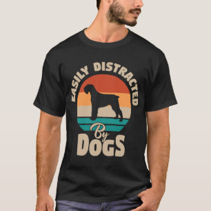 Camiseta Distraído Facilmente Por Cães 818