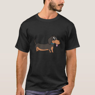 Camiseta Distraído Facilmente Por Dachshounds Engraçado Wie