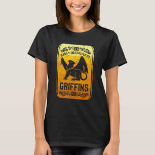 Camiseta Distraído Facilmente Por Griffins Griffin Griffin