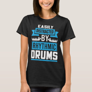 Camiseta Distraído Facilmente Por Tambores Rítmicos - Barco