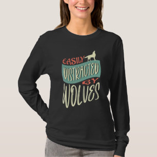 Camiseta Distraído Pela Floresta Selvagem Da Natureza Dos L