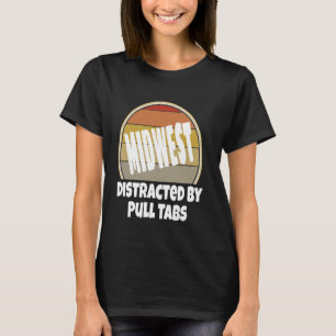 Camiseta Distraído Por Guias De Puxação Orgulhosa De Ser O