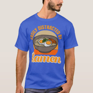 Camiseta Distraído por Ramen Noodles Prêmio de Comida Japon