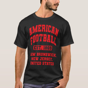 CAMISETA DISTRESSÃO DO ESPORTE ATLÍTICO DA VINTAGEM DE FUTE