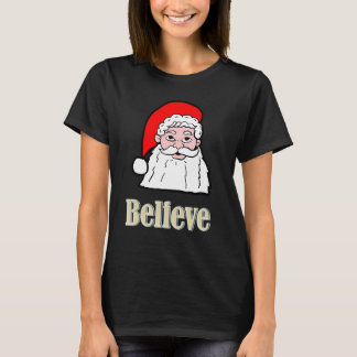 Camiseta Distressed Believe Santa