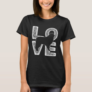 Camiseta Distressed I Love My Great Pyrenees Dog Theme