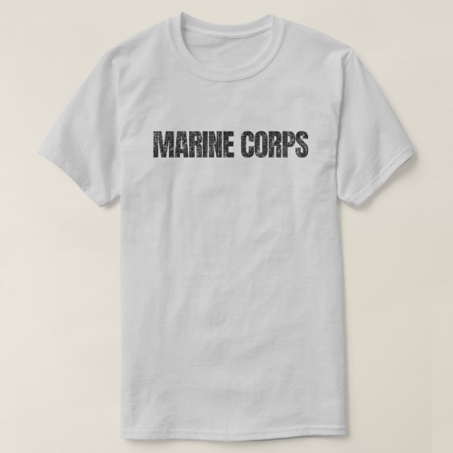 Camiseta Distressed Marine Corps (Frente do Design)