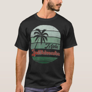 Camiseta Distressed Mele Kalikimaka Sunset Hawaiian Christm