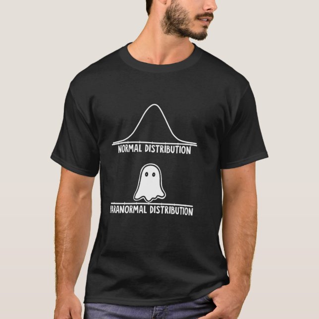 Camiseta Distribuição normal Distribuição paranormal (Frente)