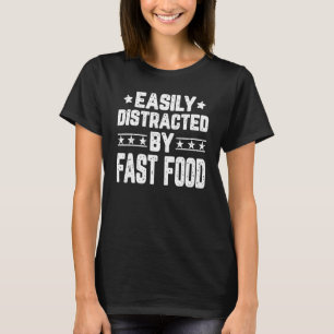 Camiseta Distribuído Facilmente Pela Comida Rápida De Foodi