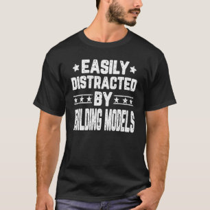 Camiseta Distribuído Facilmente Pelo Construtor De Modelos 