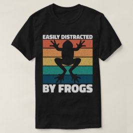 Camiseta Distribuído Facilmente Por Sapos Amantes Coloridos