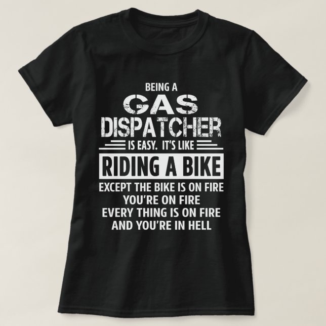 Camiseta Distribuidor de Gás (Frente do Design)