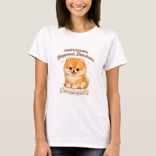 Camiseta Distribuidor Profissional de Felicidade Pomerânia