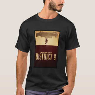 Camiseta DISTRICT 9 - Design de Silhuette Clássico Mínimo