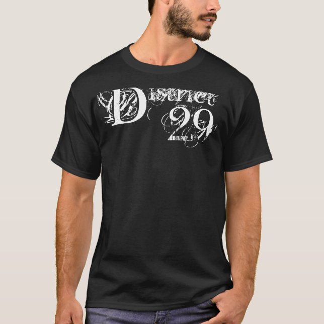 Camiseta Distrito 29 - Preto (Frente)