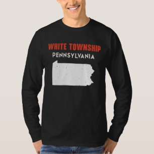 Camiseta distrito branco Pensilvânia EUA State America Trav