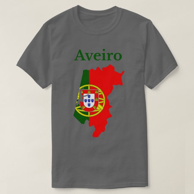Camiseta Distrito de Aveiro Portugal (Frente do Design)