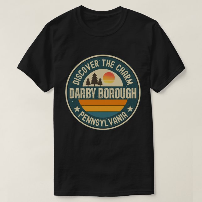 Camiseta Distrito de Darby, Pensilvânia (Frente do Design)