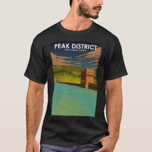 Camiseta Distrito de Pico Parque Nacional Vintage Retro Mín