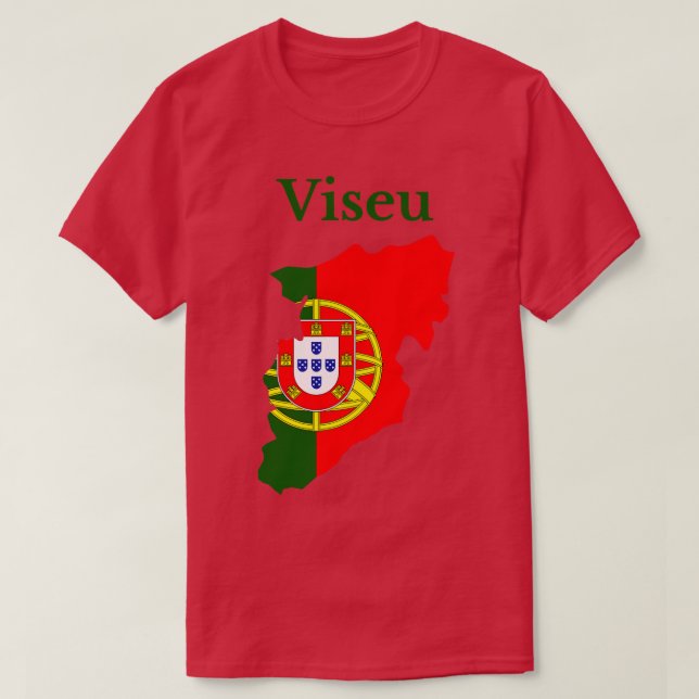 Camiseta Distrito de Viseu Portugal (Frente do Design)