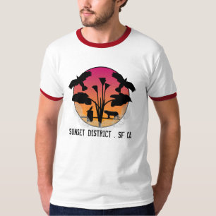 CAMISETA DISTRITO DO POR DO SOL. SF CA