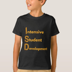 Camiseta Distrito Escolar Intermediário Isd Leopard Print S