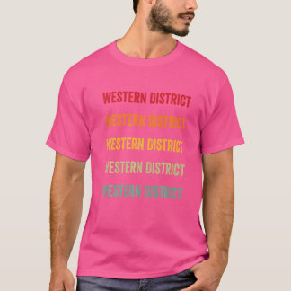 Camiseta Distrito Ocidental Samoa Rainbow Tex Americano