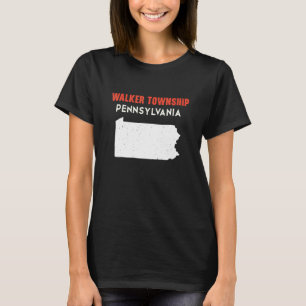 Camiseta distrito Walker Pensilvânia EUA State America Tra