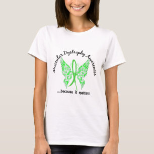 Camiseta Distrofia muscular da borboleta 6,1 do tatuagem do