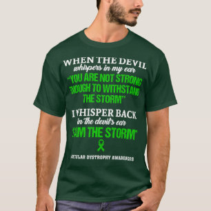 Camiseta Distrofia Muscular Sensibilização Eu Sou A Tempest