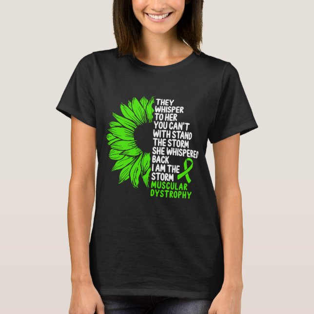 Camiseta Distrofia Muscular Sensibilização Fósforo Verde (Frente)