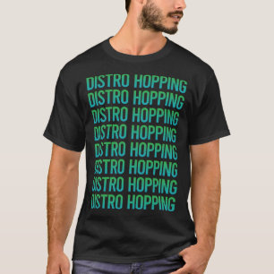 Camiseta Distrohopper de Compras do Distribuidor de Texto G