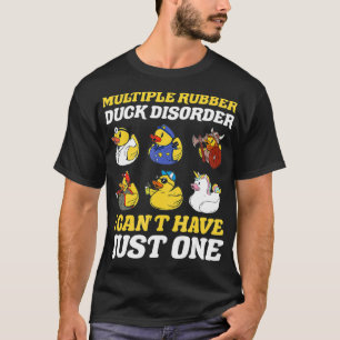 Camiseta Distúrbio Múltiplo De Pato De Borracha Não Posso T