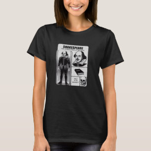 Camiseta Distúrbios Shakespeare Bardolater Ação Figura Ha