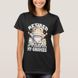 Camiseta Ditado de Aposentadoria da Dona do Gato, Gnomo Div