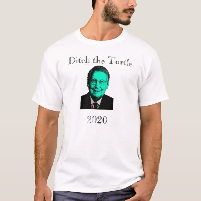 Camiseta Ditch the Turtle (Mitch McConnell) em 2020 (Frente)