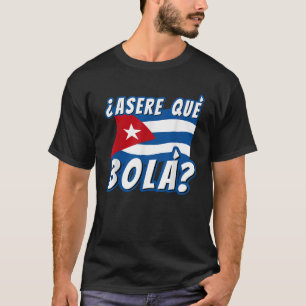Camiseta Dito Cubano Engraçado Cuba Cubano Bandeira Cubana