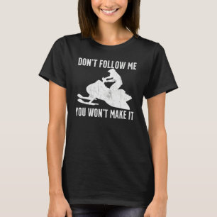 Camiseta Dito de Motoneve - Não Me Siga Você Não Vai Conseg