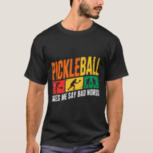 Camiseta Dito de pickleball engraçado humor para apaixonado