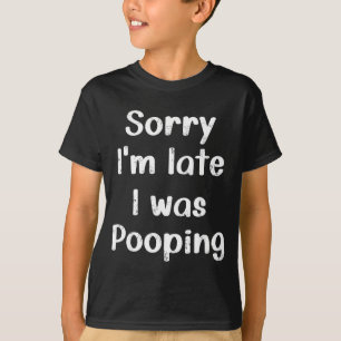 Camiseta Dito Divertido Retro Desculpe Atrasado Estava Ong