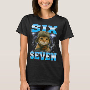 Camiseta Dito engraçado 67 Gatos Dor de Barriga Sobrevivent