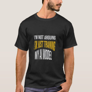 Camiseta Dito engraçado de IA, Inteligência Artificial Comp