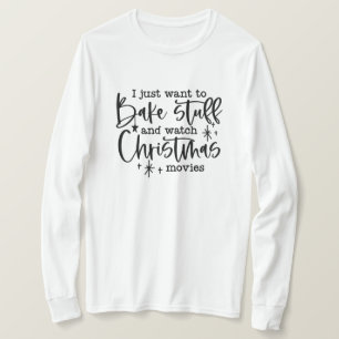 Camiseta Dito engraçado de Natal Asse Coisas & Assista Film