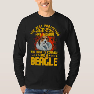 Camiseta dito engraçado do cão Beagle_2