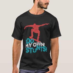 Camiseta Dito engraçado e fixe de skate