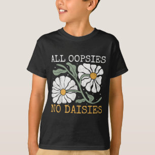 Camiseta Dito engraçado Humor Todos os Erros Sem Margaridas