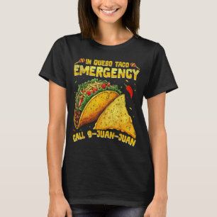 Camiseta Dito engraçado meme cinco de mayo taco mexicano fe