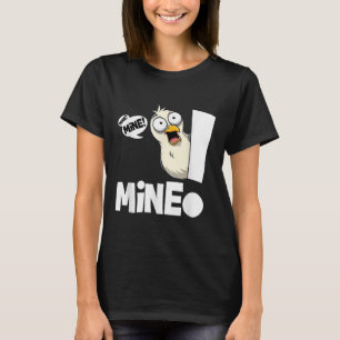 Camiseta Dito Engraçado Meu! Gaivota Ave Marinha Minha! Sar