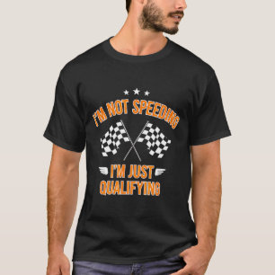 Camiseta Dito engraçado não acelerando apenas se classifica